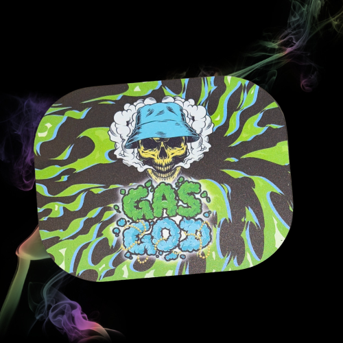 Gas God Tray + Psychedelic Green Lid
